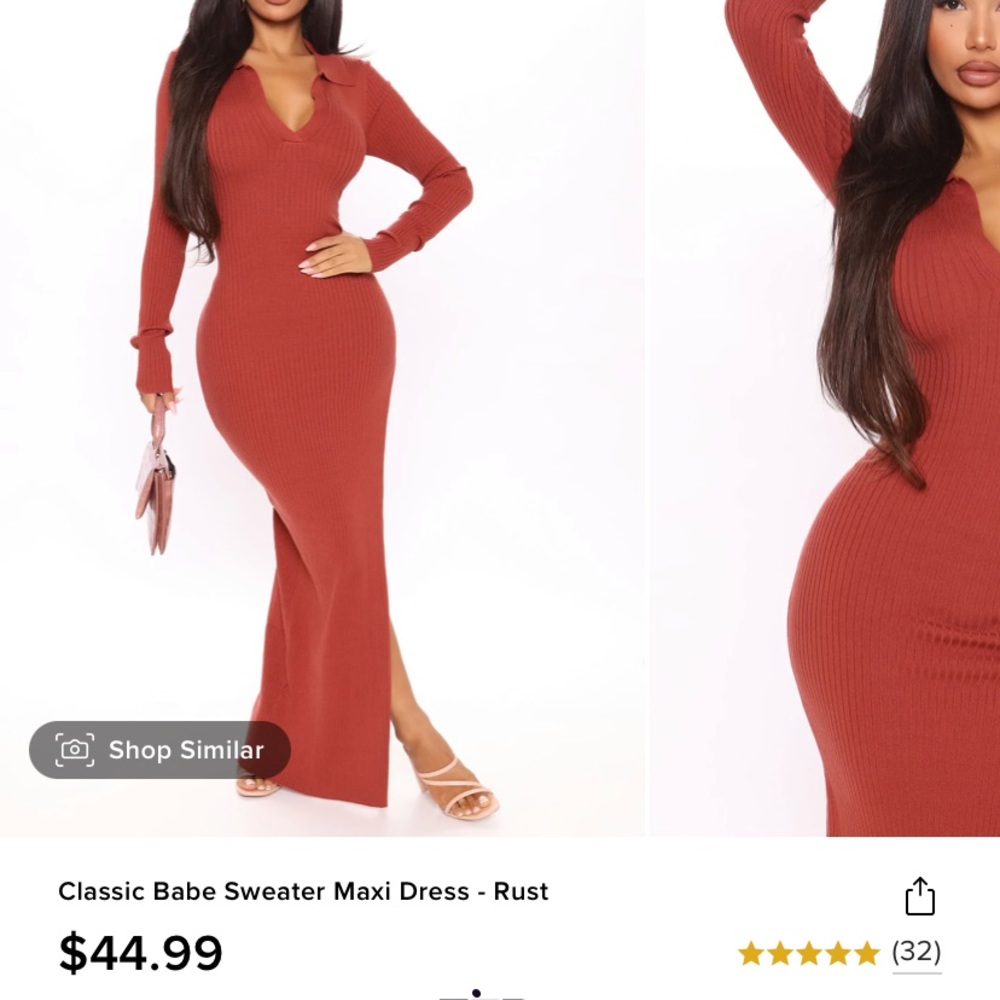 Fashion Nova sweater dress